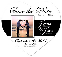 "Stripe" Save the Date Magnet